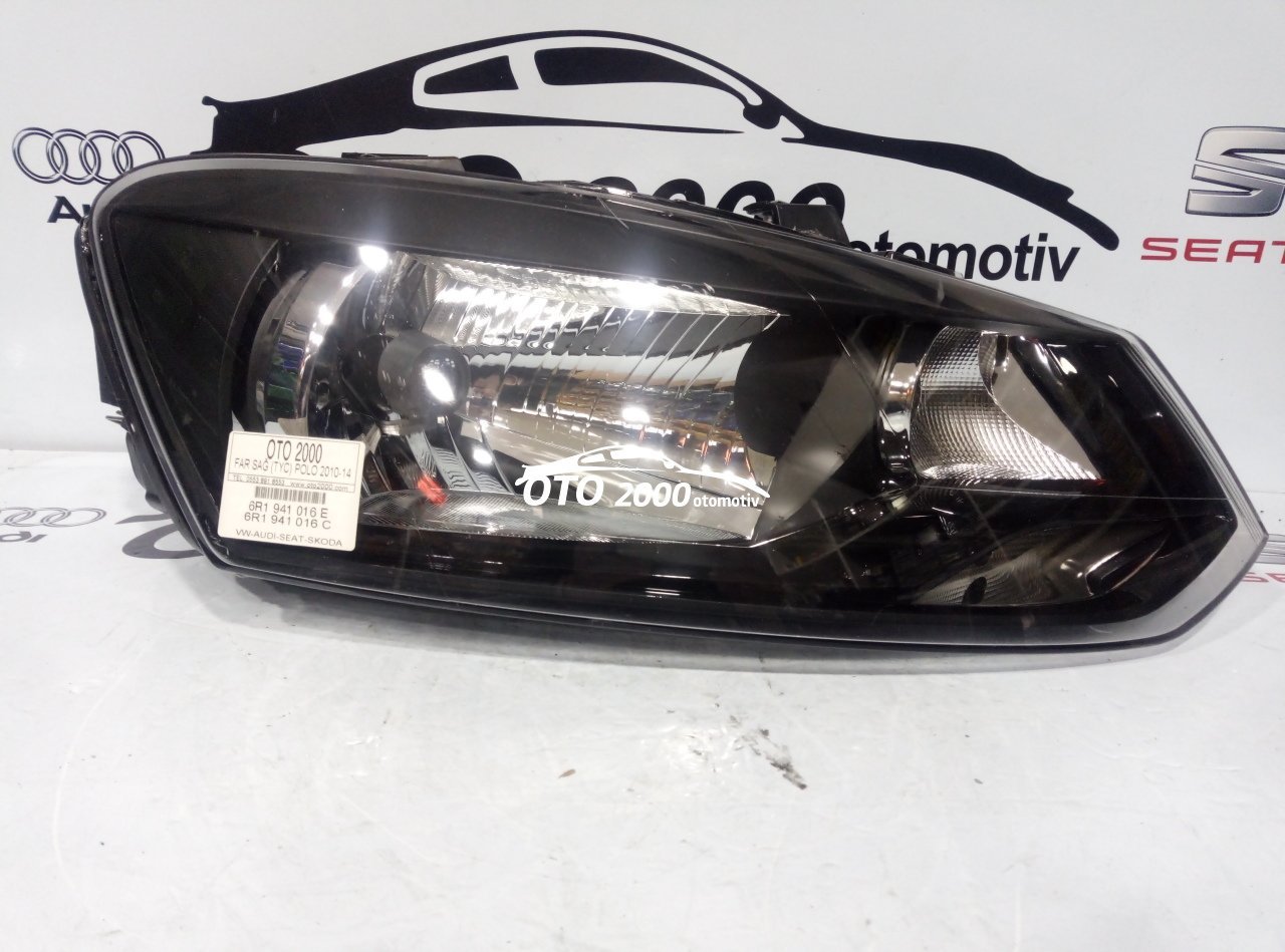 Volkswagen Polo 2010-2014 Sağ Far